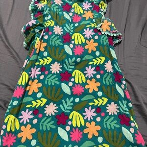Floral Kids Dress - Multicolor